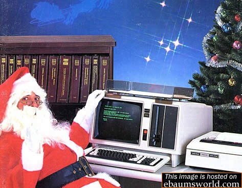 christmas computer vintage