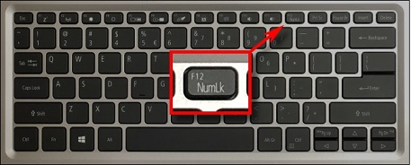numlock laptop computer